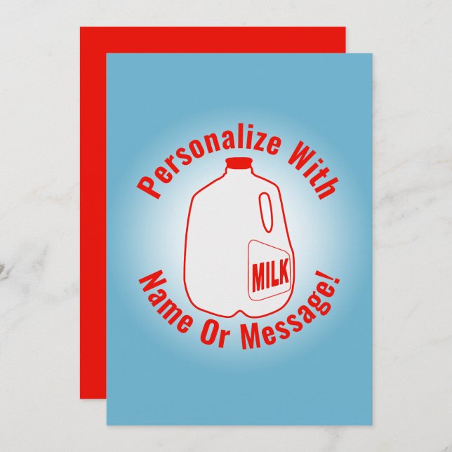 Milk Jug (Front/Back)