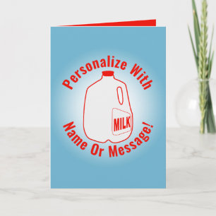 Milk Jug Card