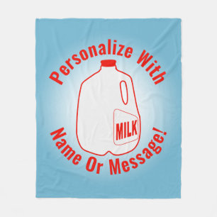 Milk Jug Fleece Blanket