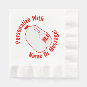 Milk Jug Napkin