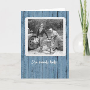 Milk Jugs Birthday Card