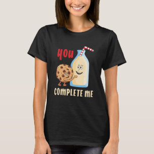 Milk Keks You Complete Me Biscuit Milk Friends T-Shirt