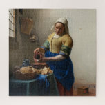 Milk Maid Jigsaw Puzzle<br><div class="desc">the Milkmaid by Johannes Vermeer 1660 jigsaw puzzle</div>