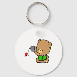 Milk Mocha Couple Valentine Design  Key Ring
