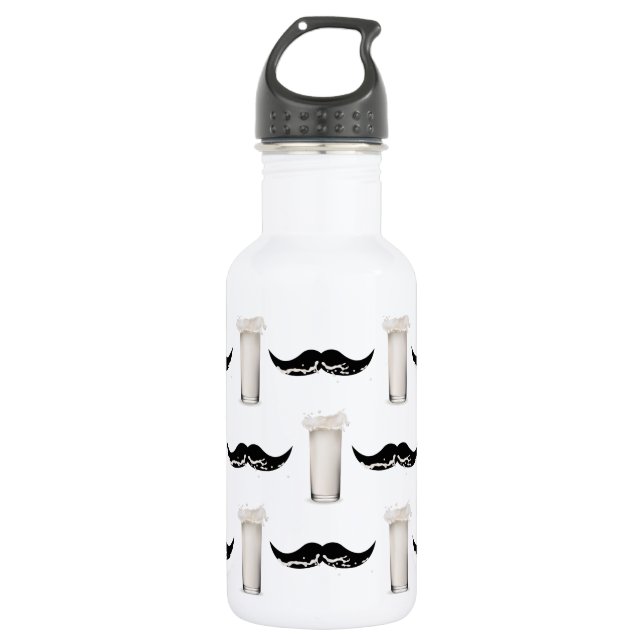 Milk Moustache 532 Ml Water Bottle (Front)