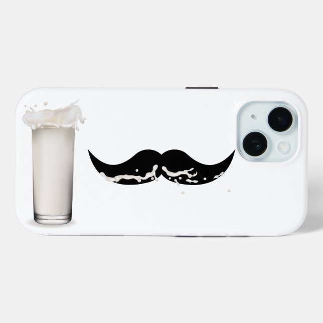 Milk Moustache Case-Mate iPhone Case (Back (Horizontal))