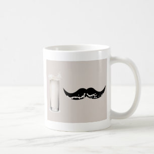 Milk Moustache Creme Coffee Mug