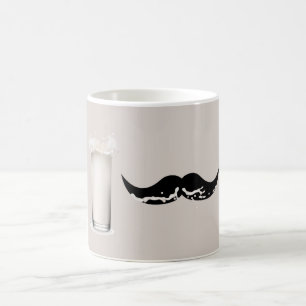 Milk Moustache Creme Coffee Mug