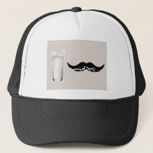 Milk Moustache Creme Trucker Hat