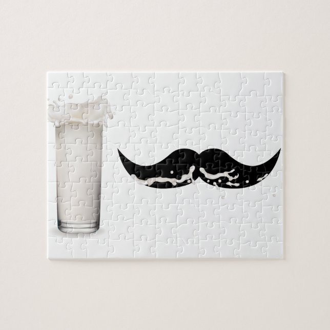 Milk Moustache Jigsaw Puzzle (Horizontal)