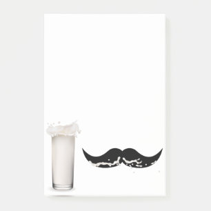 Milk Moustache Post-it Notes