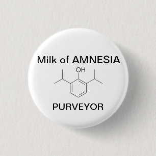 Milk of AMNESIA 3 Cm Round Badge