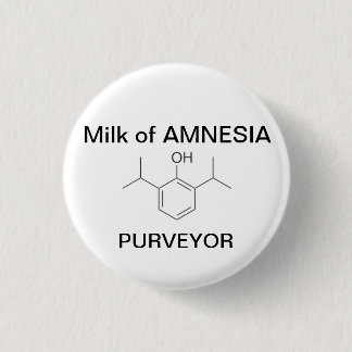 Milk of AMNESIA 3 Cm Round Badge