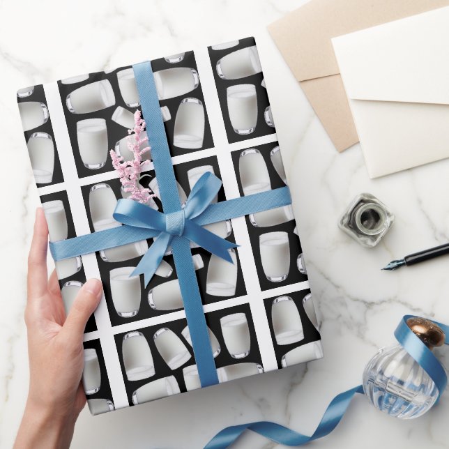 Milk pattern wrapping paper (Gifting)