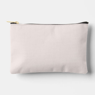 milk pink solid  accessory pouch