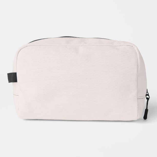 milk pink solid  dopp kit (Front)