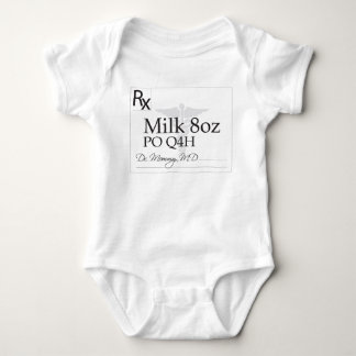 milk, prescription, doctor, medical, MD Baby Bodysuit