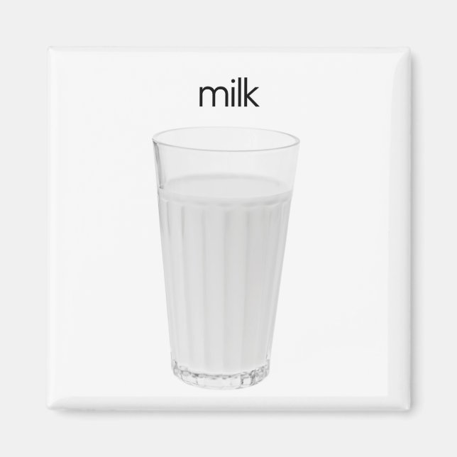 Milk Refrigerator Magnet (Front)