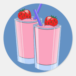 Milk Shakes for Two Stickers