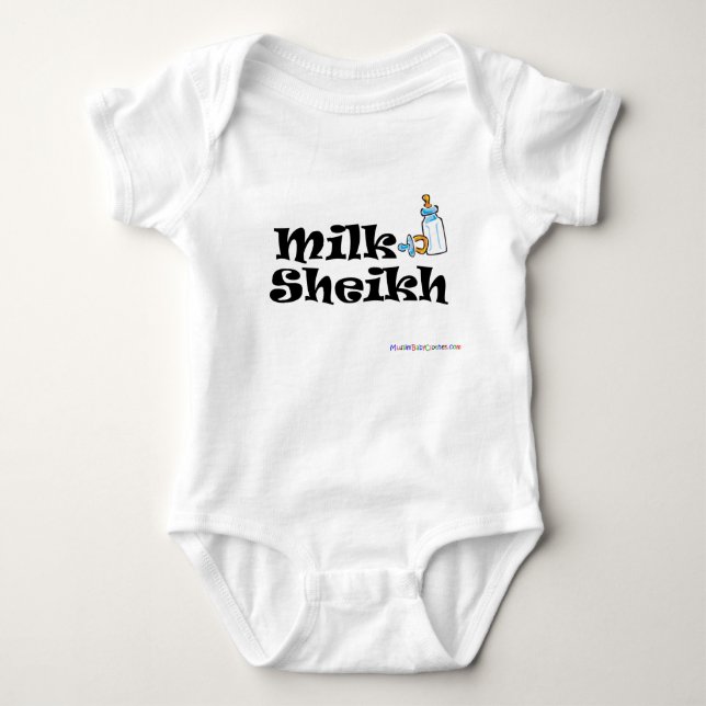 Milk Sheikh Baby Bodysuit (Front)
