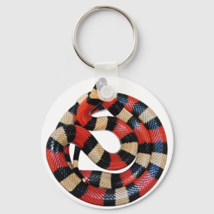 Milk snake key ring