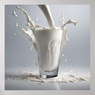 Milk splash poster