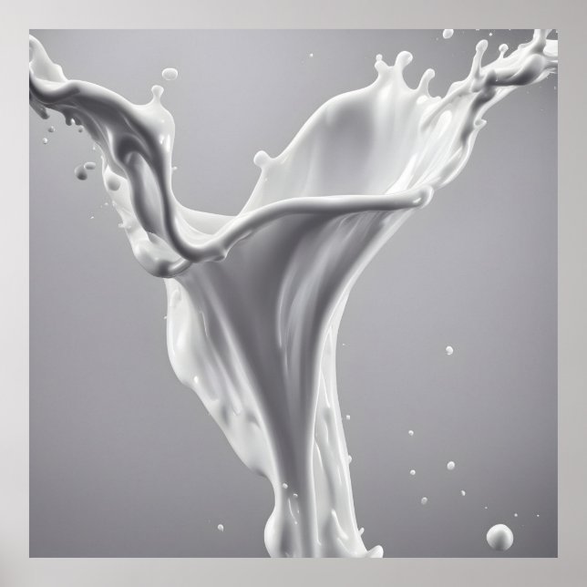 Milk splash poster (Front)