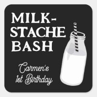 Milk Stache Bash Cookie First Birthday