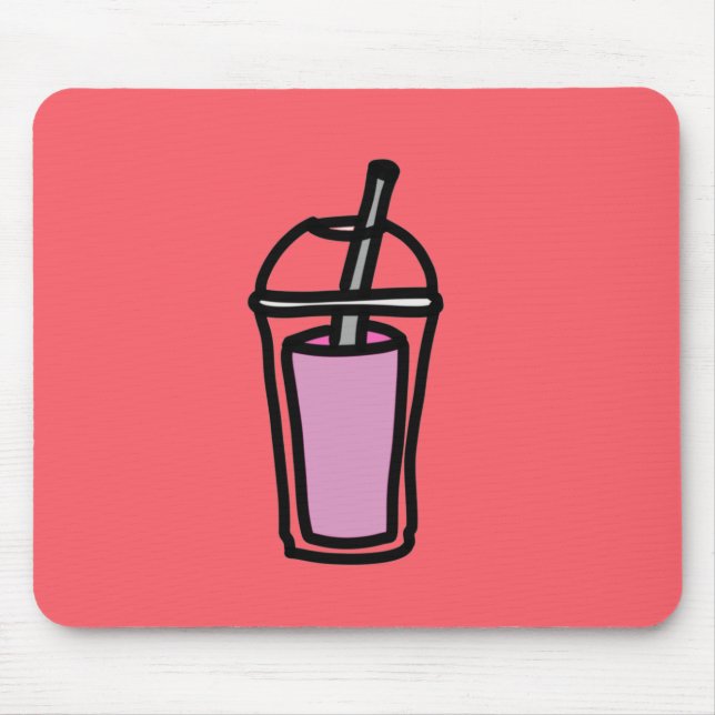 Milk tea Bubble Tea cute teen drink Mouse Mat (Front)