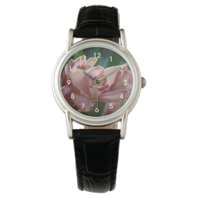 Milk Tea Orchid  Watch (Front)