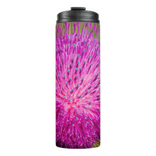 Milk thistle closeup thermal tumbler