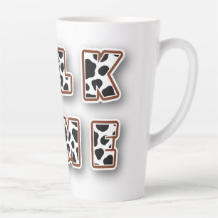 Milk time cow pattern latte mug