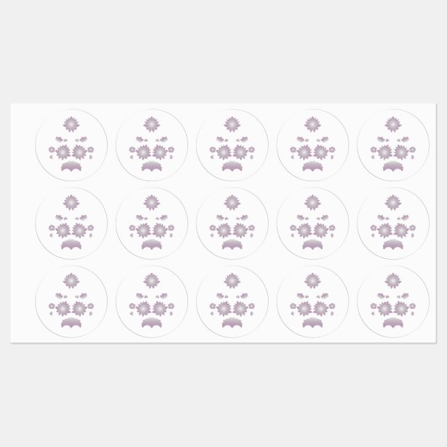 Milk White Classic Rose decorative design (Sheet)