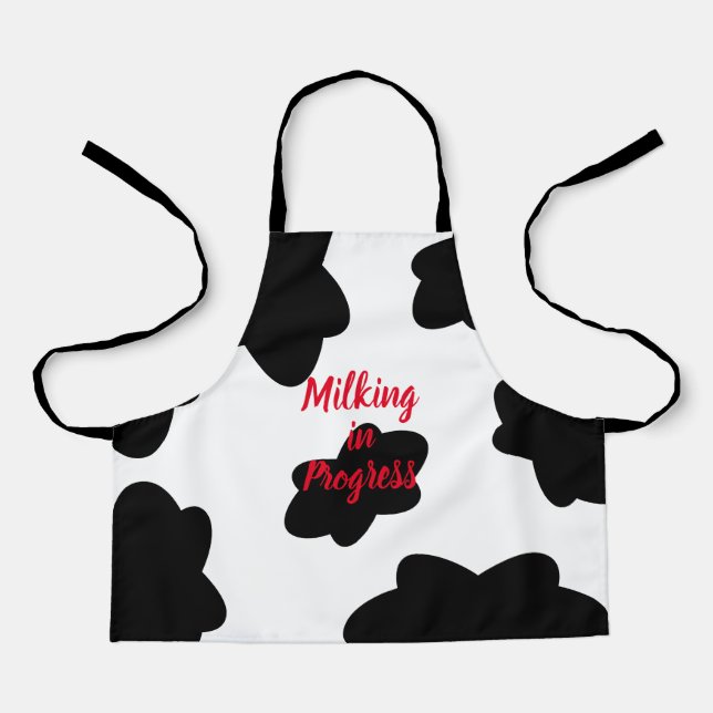 “Milking in Progress” Apron Nursing Pumping Cover (Front)