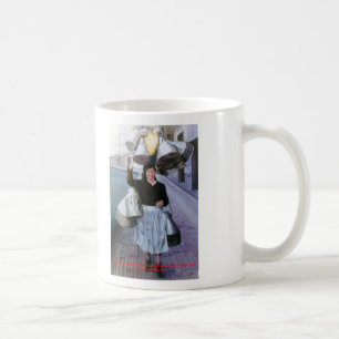 Milkmaid with pots coffee mug