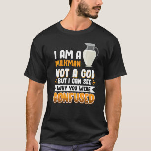 Milkman Job Colleague And Coworker Two T-Shirt