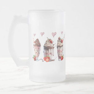 Milkshake Frosted Glass Mug
