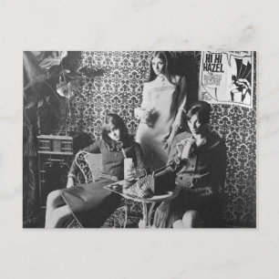 Milkshake girls Vintage Card