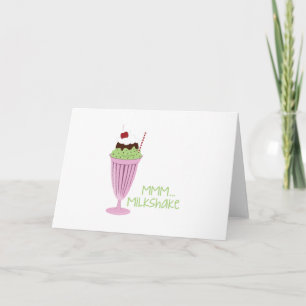 Milkshake Ice Cream Card