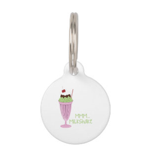 Milkshake Ice Cream Pet Tag
