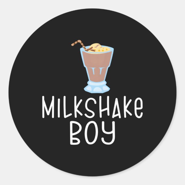 Milkshake Milkshake Classic Round Sticker (Front)