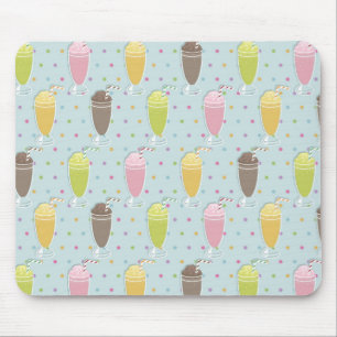 Milkshake Pattern Mouse Mat