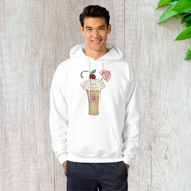 Milkshake With An Umbrella Mens Hoodie (Creator Uploaded)