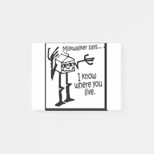 Milkwalker Says..... Meme Post-it Notes