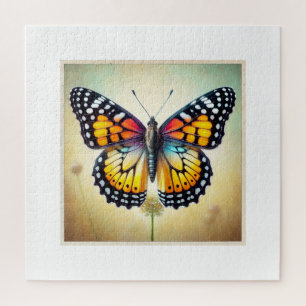 Milkweed Butterfly 080824IREF205 - Watercolor Jigsaw Puzzle