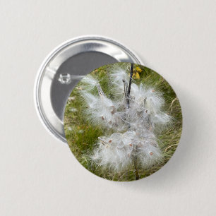 Milkweed   Butterfly   6 Cm Round Badge