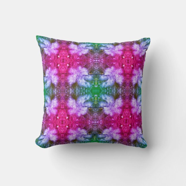 Milkweed | Butterfly | Miami | Mirror Throw Pillow (Front)