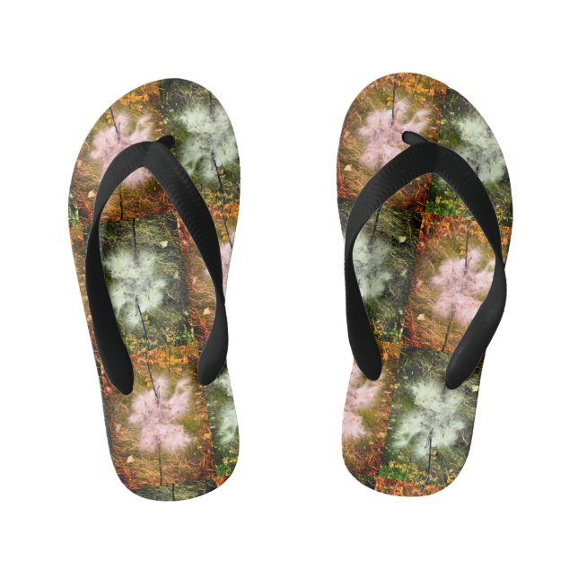 Milkweed | Butterfly | Recoleta | Sangria | Kid's Flip Flops (Footbed)