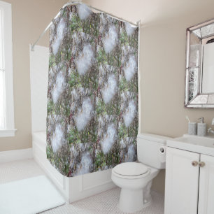 Milkweed Seeds and Silk   Half Drop Shower Curtain