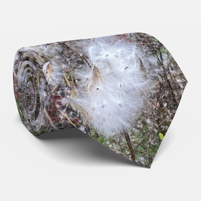 Milkweed Seeds and Silk Tie (Rolled)